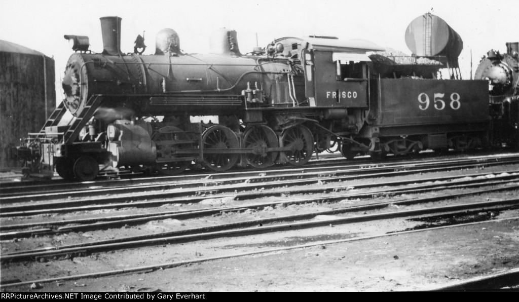 SLSF 2-8-0 #958 - St Louis-San Francisco